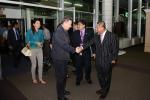 THE ARRIVAL OF HIS EXCELLENCY MR LUVSANVANDAN BOLD MINISTER OF FOREIGN AFFAIRS MONGOLIA